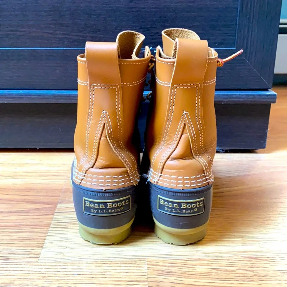 L.L. Bean 8” Brown Duck Boots - Picture 2 of 4